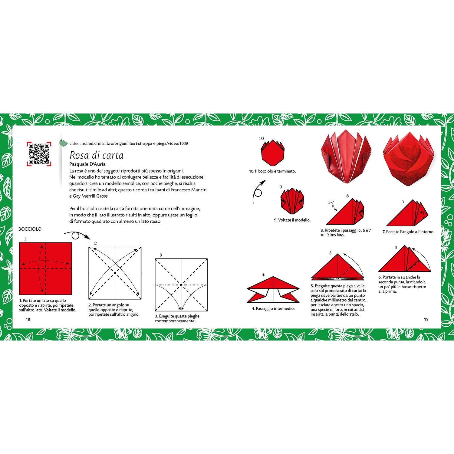 Strappa e piega - Origami fiori NE