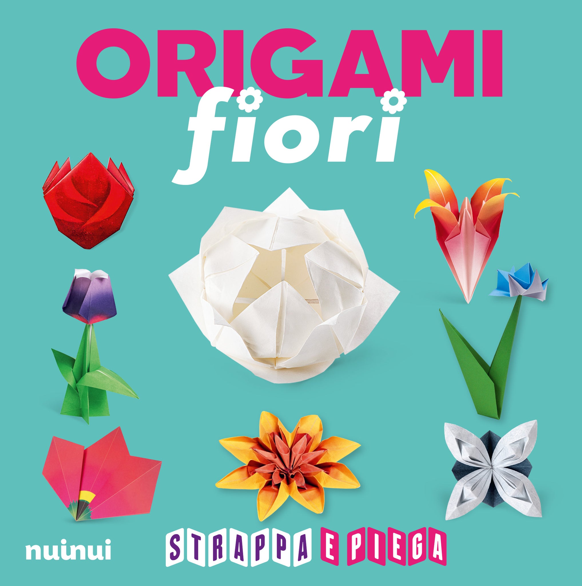 Strappa e piega - Origami fiori NE