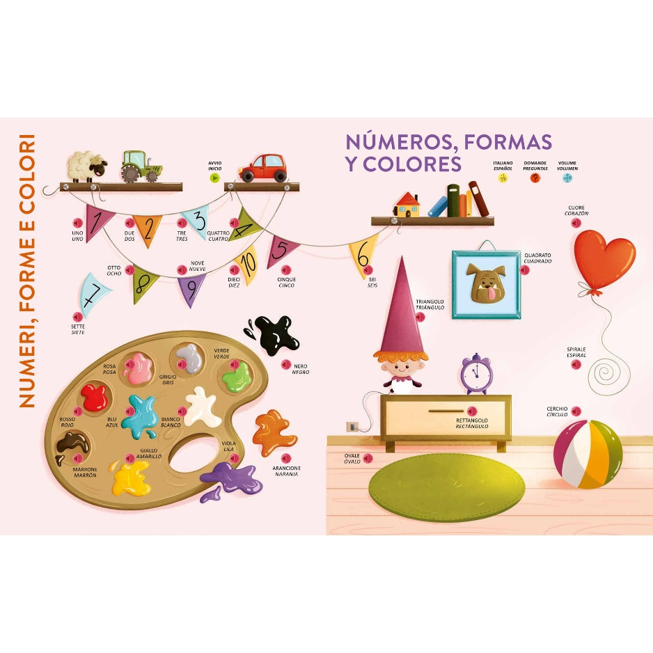 Impara lo spagnolo facilmente - Libro sonoro interattivo