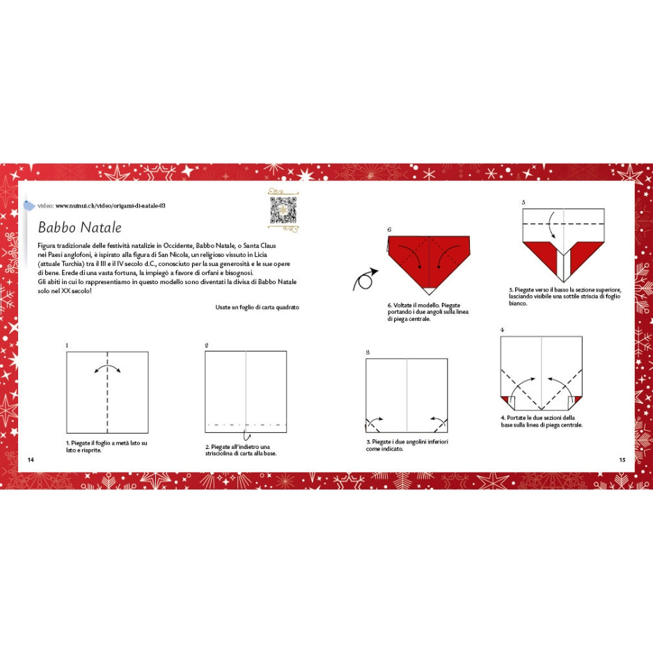 Strappa e piega - Origami di Natale
