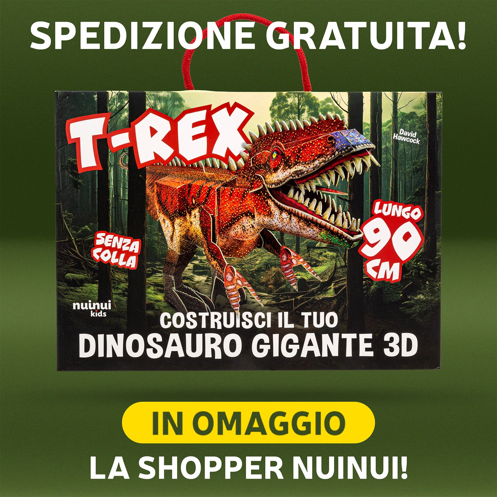 T-Rex - Costruisci il tuo dinosauro gigante in 3D