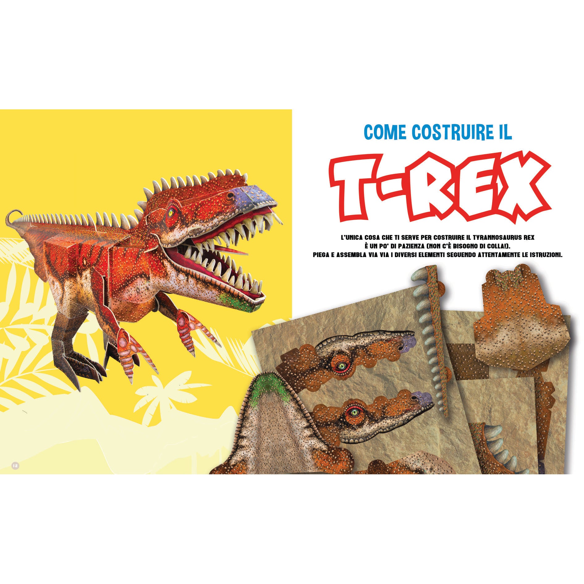 T-Rex - Costruisci il tuo dinosauro gigante in 3D