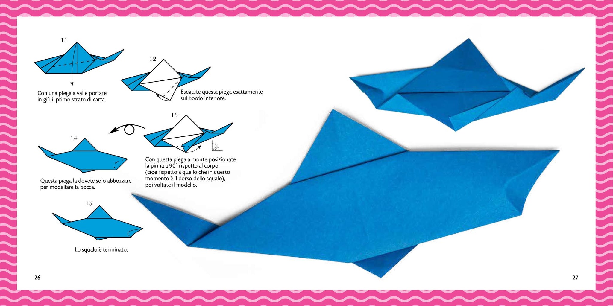 Tear and fold - Origami of the sea