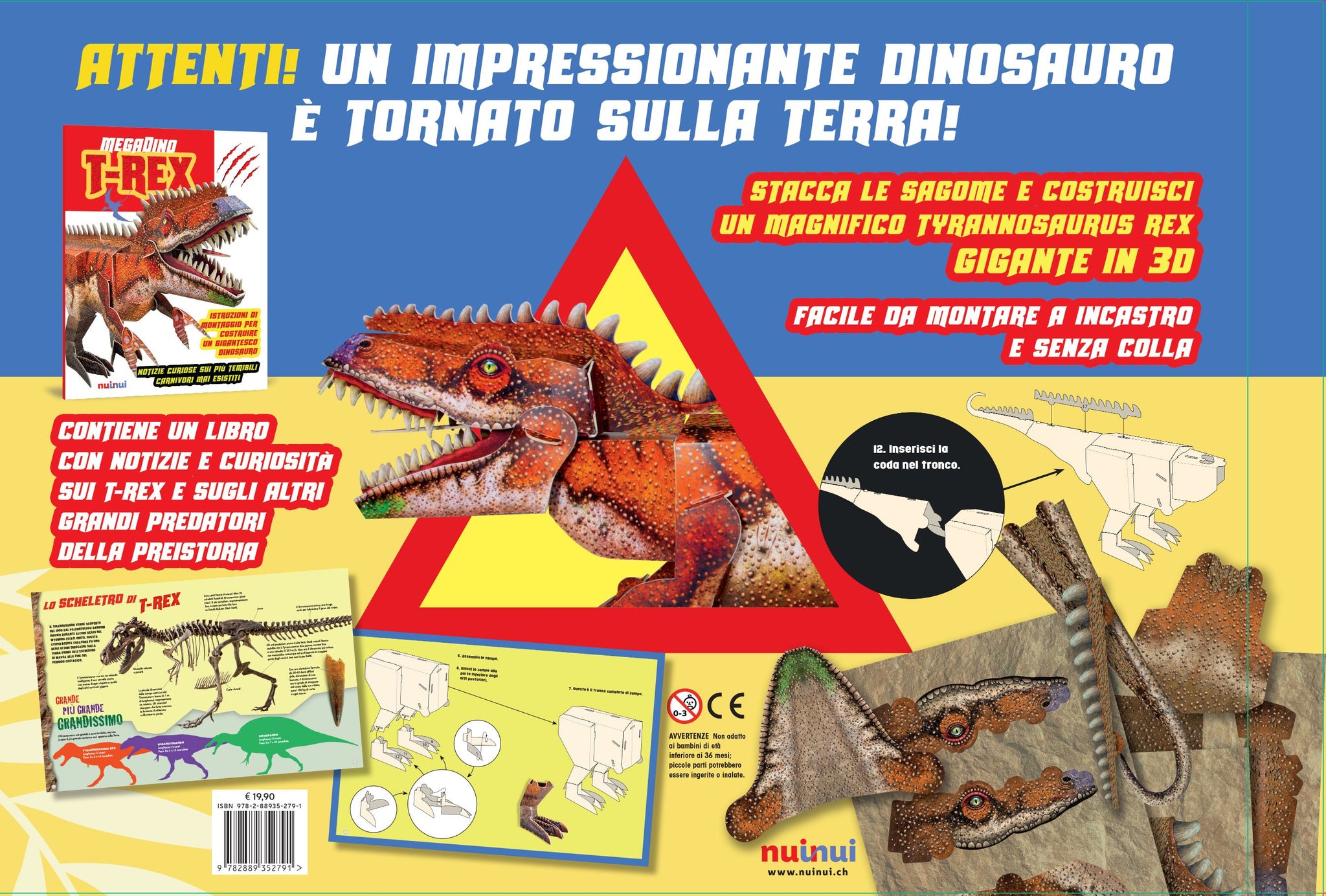MegaDino T-Rex - costruisci un dinosauro gigante in 3D