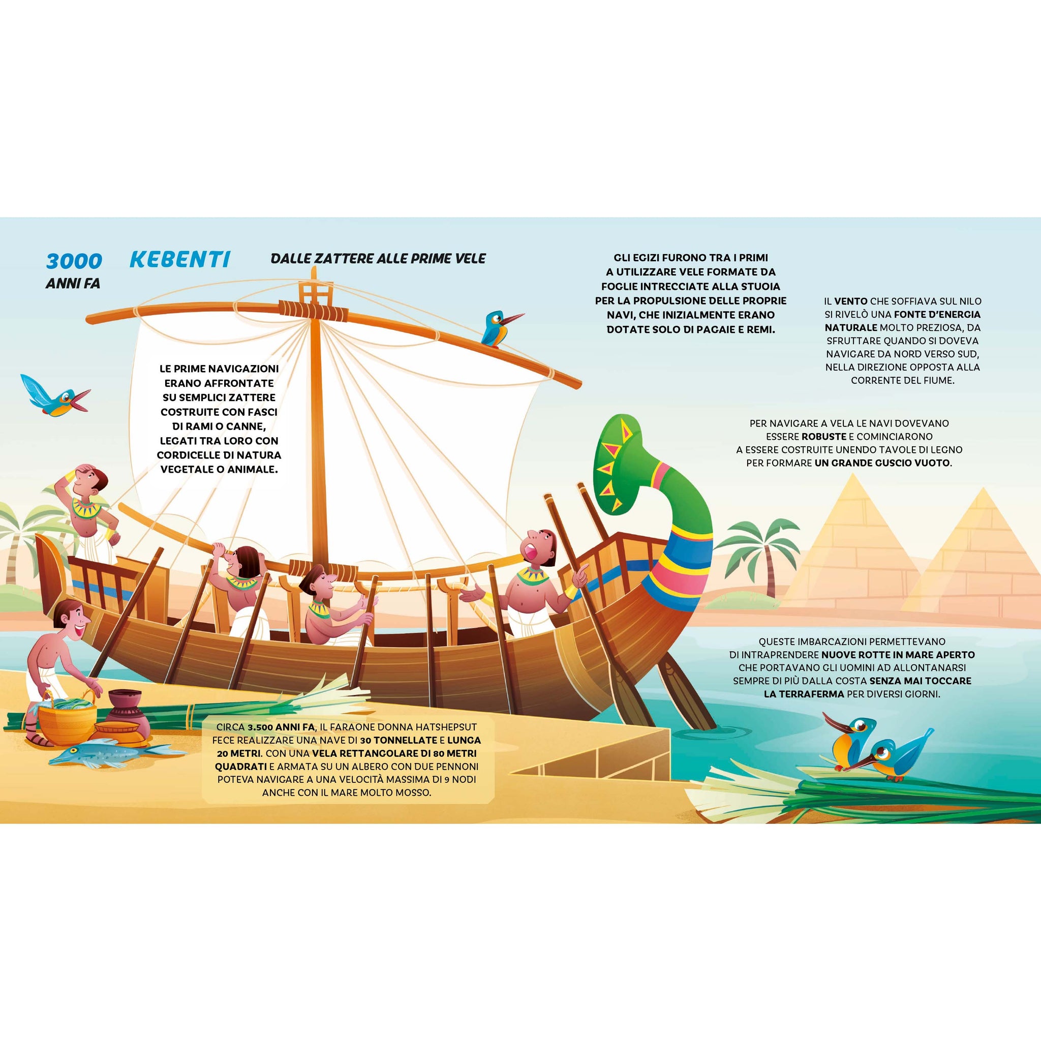 Barche a vela - Dagli antichi egizi agli scafi volanti