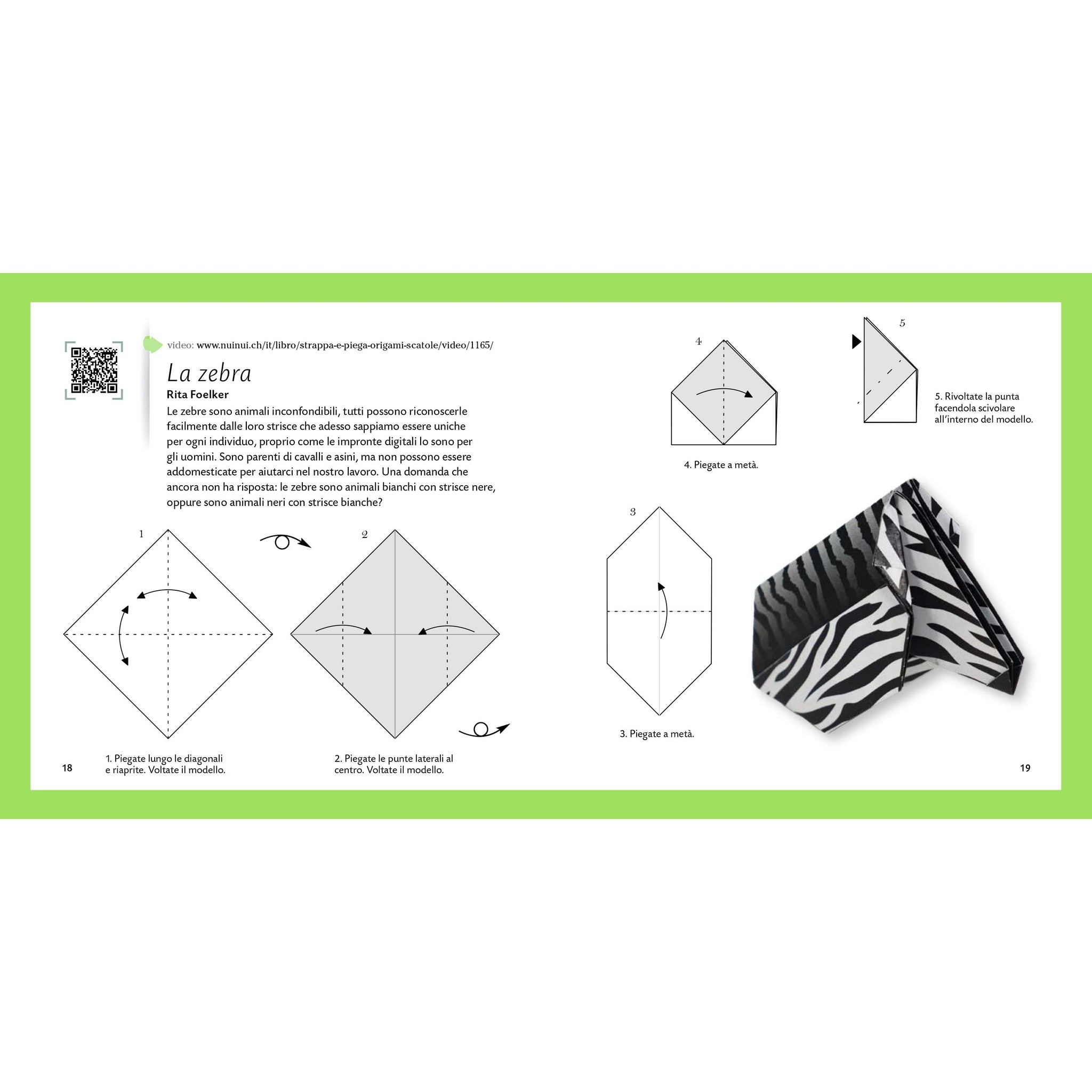 Origami giungla - Strappa e piega