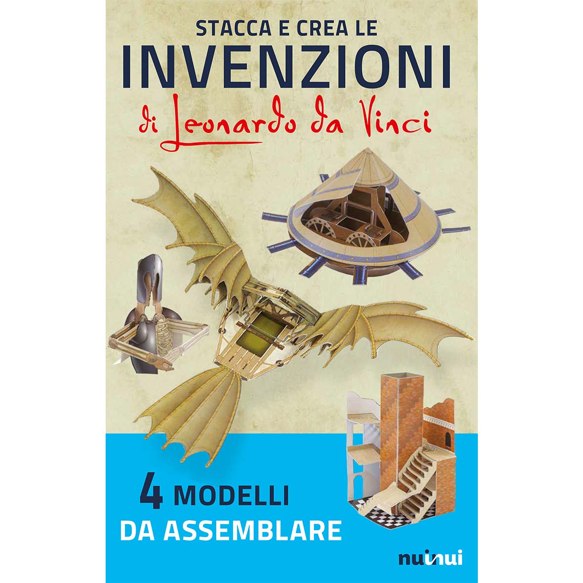 Stacca e crea le invenzioni di Leonardo da Vinci