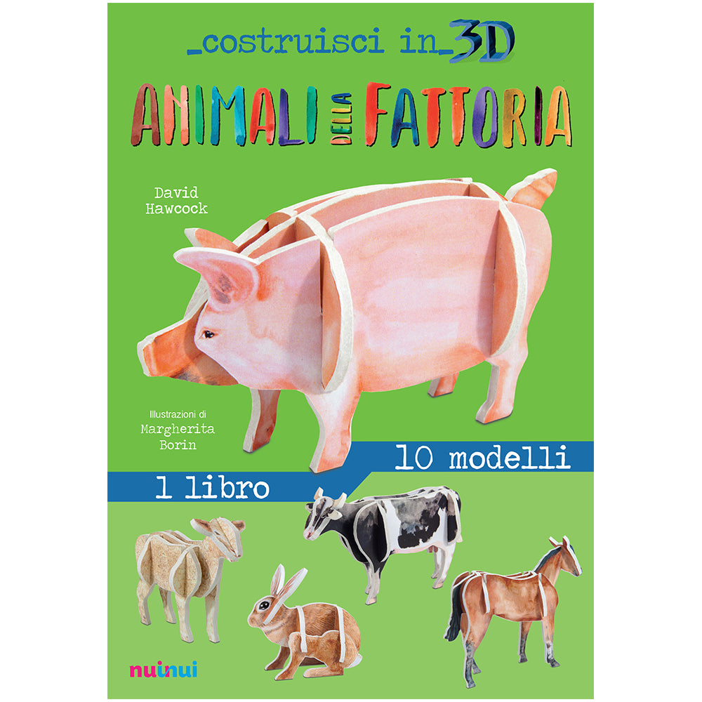 Costruisci in 3D - Animali della fattoria