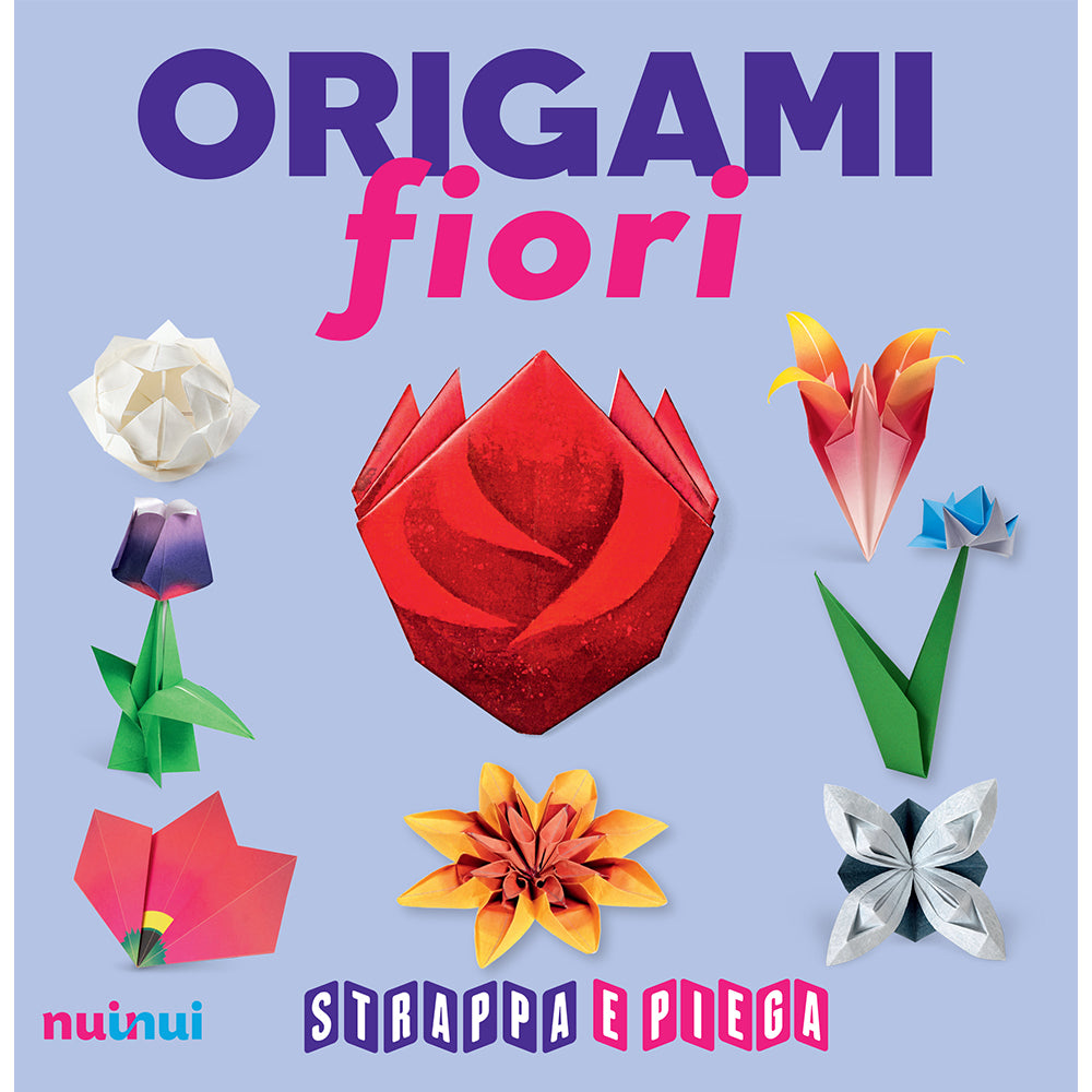 Tear and fold - Origami flowers