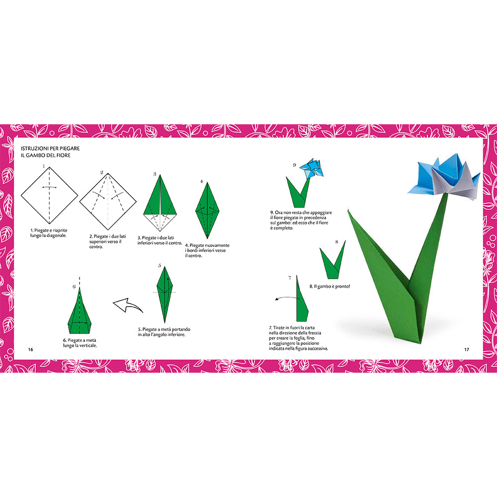 Strappa e piega - Origami fiori