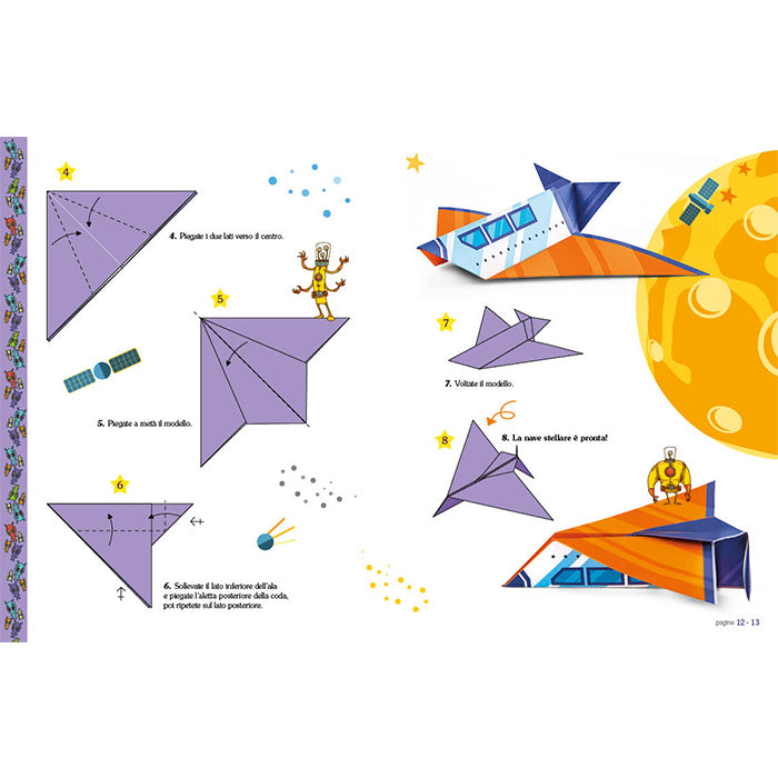 THE GALAXY IN ORIGAMI easy and for children - New Edition