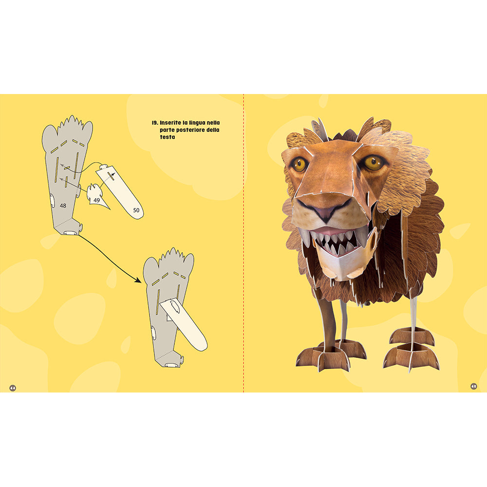 Build your own giant lion in 3D