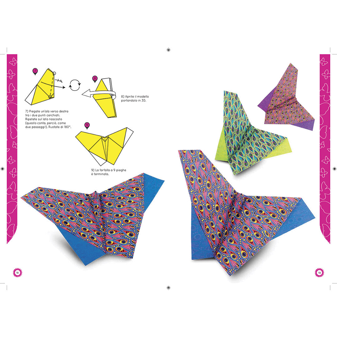 Farfalle in origami