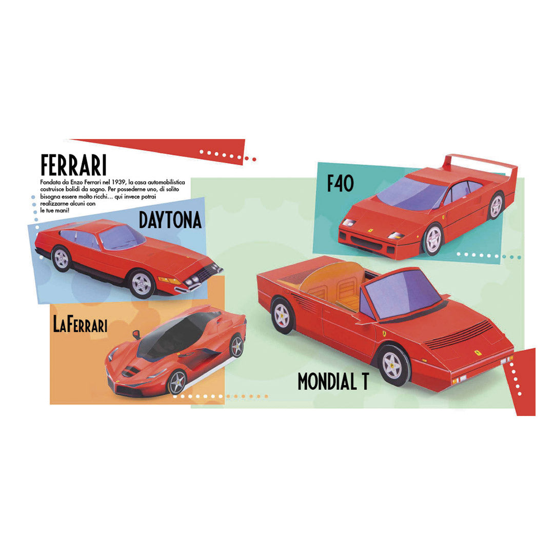 Fantastiche Ferrari di carta